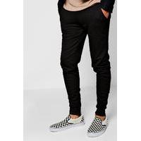 Zip Detail Joggers - black