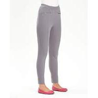 Zip Detail Leggings Length 27in