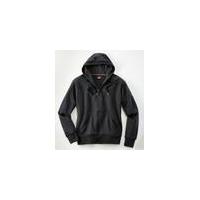 Zip up hoodie, black / grey, size M Terratrend