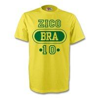 zico brazil bra t shirt yellow kids