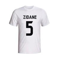 zinedine zidane real madrid hero t shirt white kids