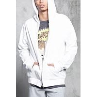 Zip-Up Drawstring Hoodie