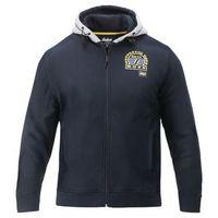 ZIPPED SWEATSHIRT HOODIE NAVY/GREY - MEDIUM (41\