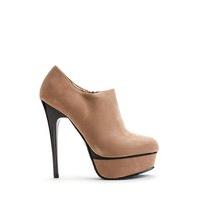 zip side platform ankle heels