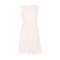 Zibi London Sleeveless White Lace Dress