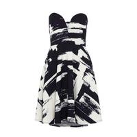 zibi london abstract print dress