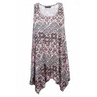 ZIG ZAG HANKY HEM SWING VEST