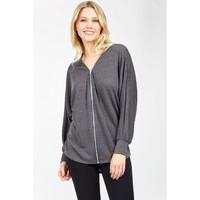 ZIP TUNIC LONG SLEEEVE TOP