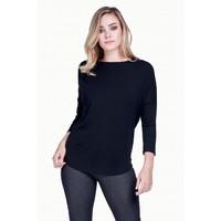 ZIP BACK LONG SLEEVE TOP