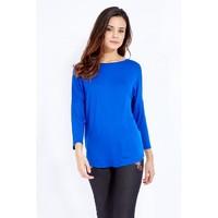 ZIP BACK LONG SLEEVE T-SHIRT