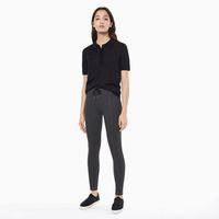 Zipped Tights - Graphite Melange