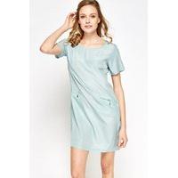 zip side pocket shift dress