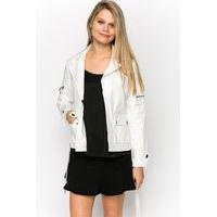 Zip Sleeve Glazed Jacket