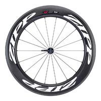 Zipp 808 Firecrest Carbon Clincher 77 Front 18 Spokes With White Decal - Black