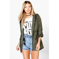 Zip Through Festival Mac - khaki