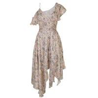 ZIMMERMANN Stranded Flared Midi Dress