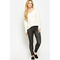 Zip Detail Bottom Jeggings