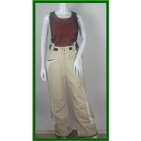 Ziener Ladies Ski Pants - Beige - Trousers - XL