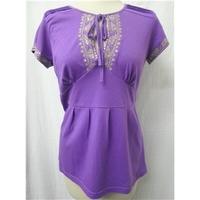 Zingara (Foxhole) - Size: M - Purple - Cap sleeved T-shirt