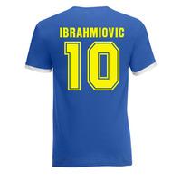 zlatan ibrahimovic sweden ringer tee blue