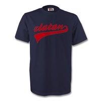 zlatan ibrahimovic psg signature tee navy