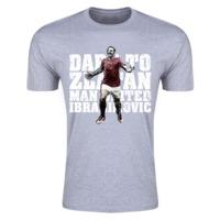 zlatan ibrahimovic dare to zlatan man utd t shirt grey