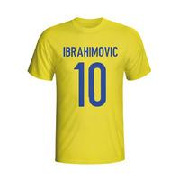 zlatan ibrahomovic sweden hero t shirt yellow kids