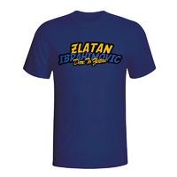 zlatan ibrahimovic comic book t shirt navy