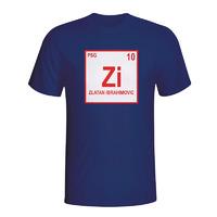 zlatan ibrahimovic psg periodic table t shirt navy