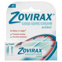 zovirax cold sore cream pump