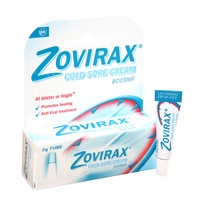 Zovirax Cold Sore Cream 2g tube