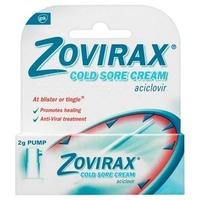 Zovirax Cold Sore Cream 2g Pump