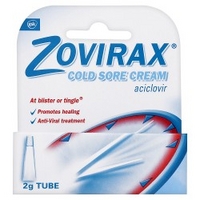 Zovirax Cold Sore Cream 2g Tube