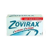 Zovirax Cold Sore Cream Tube 2g