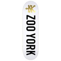 Zoo York Incentive White Skateboard Deck - 8.5\