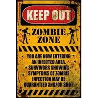 Zombie Keep Out Maxi Poster