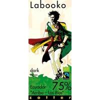 Zotter, Labooko Ecuador, Arriba Los Rios, 75% dark chocolate bar