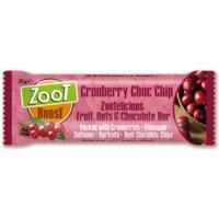 Zoot Foods Energy Bars Cranberry Choc Chip 35g - 35 g