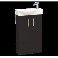 Zone 500mm Mini Vanity Unit - Black Ash