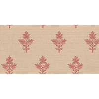 Zoffany Wallpapers Tussah Flower Wheat/Red, ZPAW03002