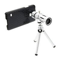 Zoom 12X Telephoto Metal Cellphone Lens with Tripod for Samsung S5