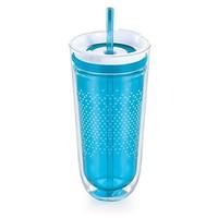 zoku travel tumbler spill resistant double wall insulated keeps drinks ...