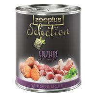 zooplus Selection Senior & Light Chicken - Saver Pack: 24 x 400g