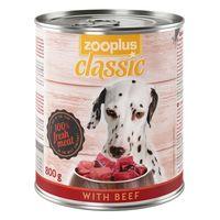 zooplus classic saver pack 24 x 800g with game beef