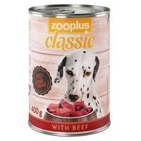 zooplus classic saver pack 12 x 400g mixed pack chickengame beef