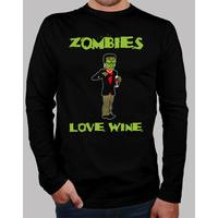 zombies love wine - m / l boy