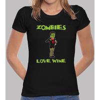 zombies love wine girl