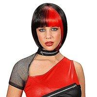 Zoey - Black Streaked/red Wig For Hair Accessory Fancy Dress