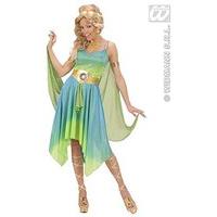 Zodiac Goddess Costume Large For Toga Party Rome Sparticus Fancy Dress