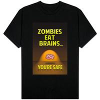 zombies eat brains you are safe